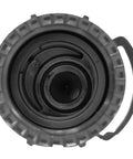 Top view of Fuel Can Spout Kit for Midwest Can Gas Diesel and Kerosene Containers Spill Proof Design CARB Approved in black.
