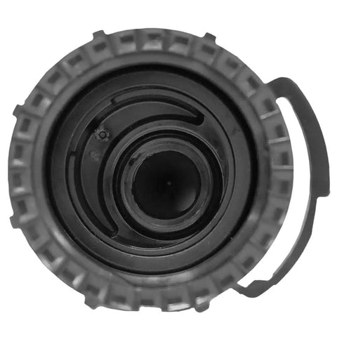 Top view of Fuel Can Spout Kit for Midwest Can Gas Diesel and Kerosene Containers Spill Proof Design CARB Approved in black.