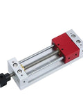 Compact Aluminum CNC Engraving Vise For Desktop Projects Adjustable Bench Clamp With Pre Drilled M5 Holes Lightweight Yet Sturdy