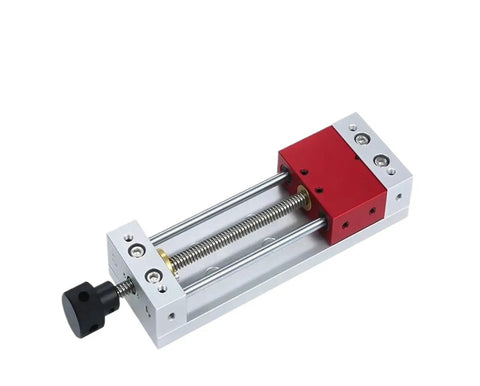 Compact Aluminum CNC Engraving Vise For Desktop Projects Adjustable Bench Clamp With Pre Drilled M5 Holes Lightweight Yet Sturdy