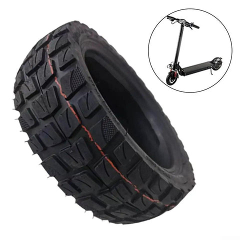 Tubeless 90 By 55 By 6 Tire For Electric Scooters And Skateboards, Puncture-Proof Off-Road Rubber, Durable, Self-Sealing, Easy Install