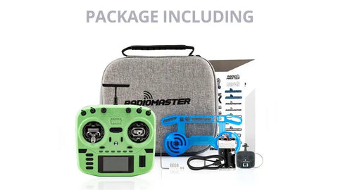 Boxer Crush EdgeTX Firmware 2.4G 16CH Radio Controller With ExpressLRS ELRS Module And AG01 Hall Gimbals CNC Aluminum Build package