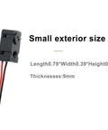 IR Break Beam Sensor With 5mm LEDs Counting Module compact design, small size, showing dimensions, 4.5V To 5V photoelectric switch.