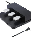 Portable 3 Pedal Unit For Digital Pianos With Soft Sostenuto And Sustain Pedals, Lightweight 3 Pedal Board, Plug And Play, Half Damper, Casio PX Series