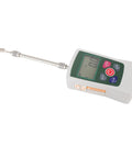 Digital Force Meter 100N Push Pull Tester With Backlit Display Four Units N Kg Lb Oz Auto Shutdown Pro Grade Handy Portable For Quick And Accurate Material Testing For Lab And Field Quality Control. handheld digital force meter with hook probe and LCD display