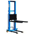 Heavy Duty Electric Portable Forklift Pallet Jack That Slides Heavy Loads Smoothly For Warehouse Stacking and Daily Cargo Hauling.