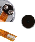 Close-up of 3 Point 5 Inch Digital Doorbell LCD Peephole Camera cable and camera lens, 120 Degree Wide View Color IR Door Viewer