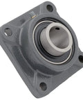 Beefy 4-Bolt Flange Mount Ball Bearing Unit With Cast Iron Housing UC208-24 Insert Bearing 1-1/2 In Bore 5-1/8 In Flange