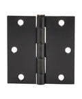Interior Door Hinges Square 3.5 Inch Matte Black