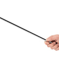 Hand holding Three Eighths Inch Drive 18 Inch Quick Release Ratchet With 90 Tooth Gear Ultra Compact Head And Four Degree Swing