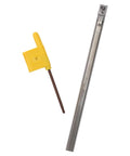 Solid Carbide CNC Tool Holder With 100mm Length And 7mm Shank, AntiVibration Boring Bar, Compatible With CCMT0602 Inserts