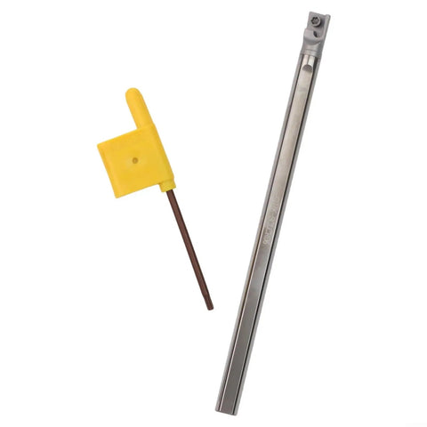 Solid Carbide CNC Tool Holder With 100mm Length And 7mm Shank, AntiVibration Boring Bar, Compatible With CCMT0602 Inserts