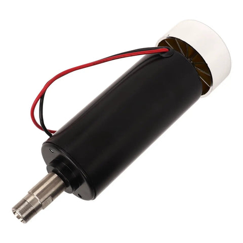 52Mm Cnc Spindle Motor 500W Knockout Punch 12000Rpm High Precision Brushless Router, black body, with red and black wires, suitable for CNC tasks.