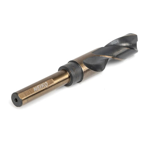 Beefy 13/16 Inch Drill Bit for Metal With 1/2 Inch Shank, 135 Degree Split Point, High Speed Steel, HSS Drill Bit, silver finish