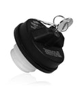 Close-up of Locking Gas Cap With Key For Theft Prevention And Solid Seal, ABS Plastic Fuel Tank Cap Cover With Two Keys