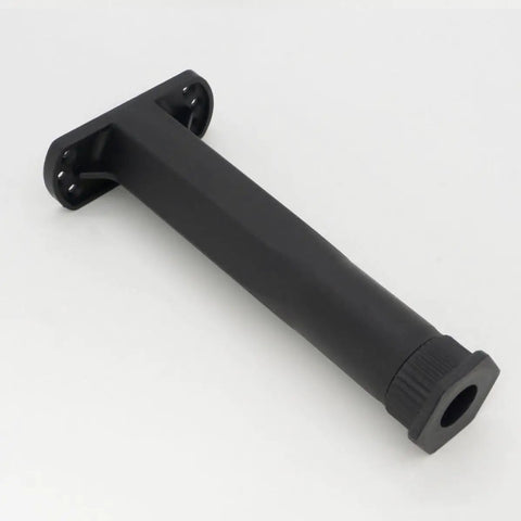6 Pack T Shaped Adjustable Furniture Legs For Beds And Sofas, Black PP Material, showing adjustable foot and T-shape.