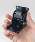 2 Pack 90 Degree Self Locking Folding Hinges Built Tough From Premium Cold Rolled Steel Really Heavy Duty And Solid for workspace use.