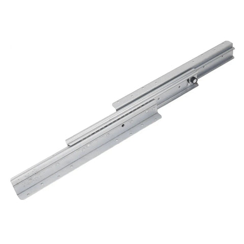Beefy Heavy Duty Drawer Slides 120kg Capacity in Cold Rolled Steel for Staircase Cabinets 1000mm Length Pair of Rails, angled view
