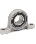 2 Pcs 25mm KP005 Spherical Roller Bearing Insert Zinc Alloy Mounted Pillow Block Housing Heavy Duty Anti Rust Seals Keep Dust Out For Smooth Rotation Perfect For Guys Working On Big Builds Or DIY Rigs Needing Gear That Does Not Quit. 25mm zinc alloy pillow block bearing insert, front view