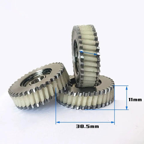 Three Pack E Bike Motor Gear Clutch Kit With 36 Tooth Planetary Gear And 7.94mm Steel Bearings displayed with measurements.