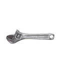 Adjustable steel wrench from the 145-Piece Home Hand Tools Set With Hammer, Screwdrivers, Wrenches, Scissors, Magnetic Level, Pliers, Tape Measure - All-Purpose DIY Kit For Home, Office, And Campus Use