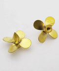 4 Blades Copper Propeller 24mm Diameter M3 Thread Right Hand And Left Hand For RC Boats Scale Marine Models Tug Boats