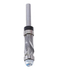 Premium Tungsten Steel Flush Trim Router Bit with Hardened Carbide Cutter for Durable Woodworking and Smooth Trim Jobs, 1/4 inch shank.