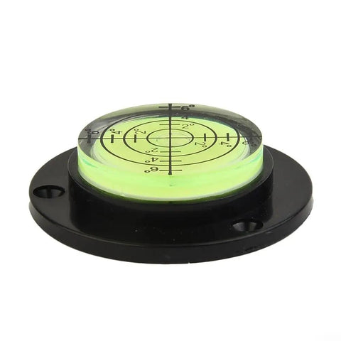 for mini Round for spirit Level for 360 Degree Viewing, 50mm diameter, glass vial, precise leveling for various surfaces.