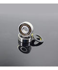 Pro Grade 608 2RS Hybrid Ceramic Bearings With Abec 7 Precision An 8 Pack Sized At 8X22X7MM For Skateboards And Roller Skates, showing sealed bearings.
