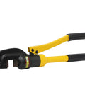 BYGOVICE Hydraulic Rebar Pliers Portable Bolt Cutters Heavy Duty Handheld Cutting Tool With Box, black and yellow design.