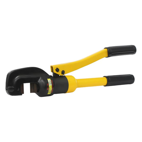 BYGOVICE Hydraulic Rebar Pliers Portable Bolt Cutters Heavy Duty Handheld Cutting Tool With Box, black and yellow design.