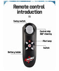 RC Sailboard Surfing Boat With Animated Surfer, 2.4G Remote Control, showing remote with labeled controls and joystick