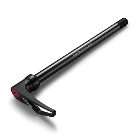 Thru Axle Adapter For Boost Forks, 1.0mm Thread Pitch, black metal axle with handle, fits 120-185mm MTB hubs, easy install