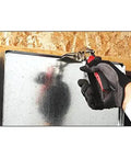 Person using Hand Seamer 3 Inch Offset With Forged Steel Jaws And RedLine Ergonomic Handles for crimping sheet metal edge