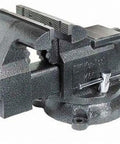 Six And A Half Inch Workshop Vise For Heavy Duty Shop Projects, Rugged Clamp With Precision Alignment, Model 64065 side view