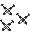 3 Sets Elastic Draw Latches For Toolboxes And Covers, Rubber T Handle Hasp, Shock Absorption, Heavy Duty High Load Capacity, Easy Install