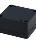 Solid Build Ip65 Waterproof Abs Plastic Electronic Project Box With Drain Plugs Outdoor Electrical Enclosure Battery Housing Cabinet in black.