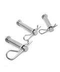 Three R clips from 200 Piece Cotter Pin Hairpin R Clips Set In 304 Stainless Steel Assorted 13 Sizes For Hitch Pin Locks Trucks And Engine Repair.