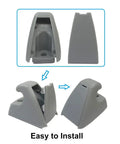 Gray Sun Visor Clip Holder For Chevrolet Cruze Sonic Spark Buick Verano Replacement Bracket OE 95994975 95994976 2 Pack Easy Install