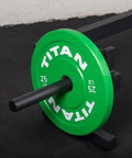Heavy Duty Farmer's Walk Strongman Carry Rack With Elevated Neutral Handles, 600 Lb Capacity, 28mm Solid Steel Bars with 25 lb Titan weight plate