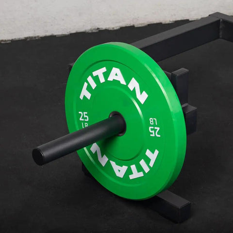 Heavy Duty Farmer's Walk Strongman Carry Rack With Elevated Neutral Handles, 600 Lb Capacity, 28mm Solid Steel Bars with 25 lb Titan weight plate