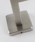 Built To Last Heavy Duty Wall Mounted Towel Rack With Square Base And Thick SUS304 Stainless Steel Towel Bar In Brushed Nickel Finish