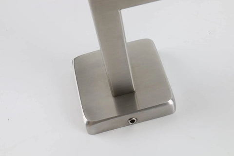 Built To Last Heavy Duty Wall Mounted Towel Rack With Square Base And Thick SUS304 Stainless Steel Towel Bar In Brushed Nickel Finish