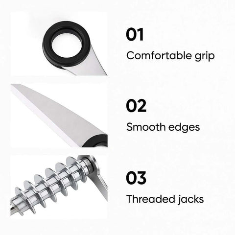 GYHZ 2-in-1 vegetable spiral and crinkle cutter set, stainless steel blade, ergonomic grip (2 pcs)