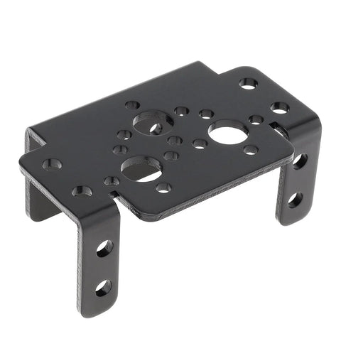 DiGiYes aluminum pan-tilt servo mount bracket for MG995/MG996R, U-shaped legs, front view