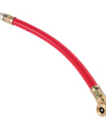 Heavy Duty Red Rubber Hose For Motorcycle And Electric Bike Air Pump Perfect Replacement Part Durable Flexible Tubing Extension Adapter Ensures Fast Tire Inflation Keeps You Moving Smoothly Without Stress Or Hassle, red rubber hose with metal fittings