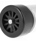 Close-up of Heavy Duty 300W DC 48V CNC Spindle Motor Featuring ER11 Collet Mount and cooling fan design for precision woodworking.