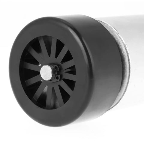Close-up of Heavy Duty 300W DC 48V CNC Spindle Motor Featuring ER11 Collet Mount and cooling fan design for precision woodworking.