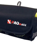 Scuba Mask And Snorkel Bag With Padded Protection Quick Dry Mesh Panel Open Design With Velcro Closure, gear shown inside bag