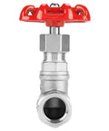 Beefy 1/2 Inch DN15 Stainless Steel Gate Valve Shut Off Valve For Water Oil Gas With Female Threaded Connection 304 Stainless Steel